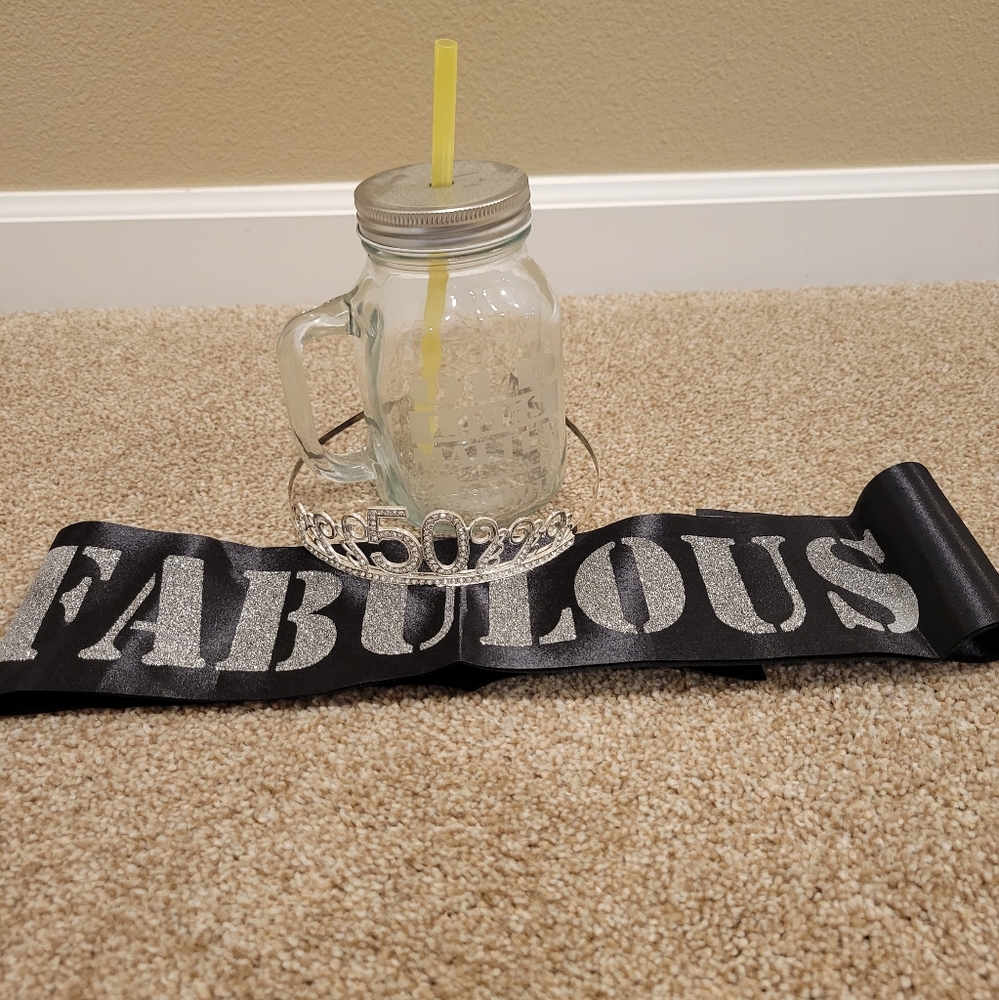 50 & Fabulous Party Set